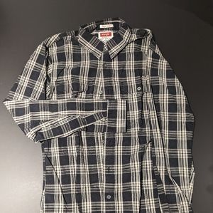 Wrangler Long-Sleeve Plaid Shirt